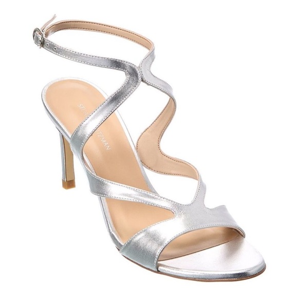 Stuart Weitzman Shoes - 🔥Stuart Weitzman🔥FORMAL Mariposa 80 Sandal Sz7 Silver Worn3times PriceFirm!